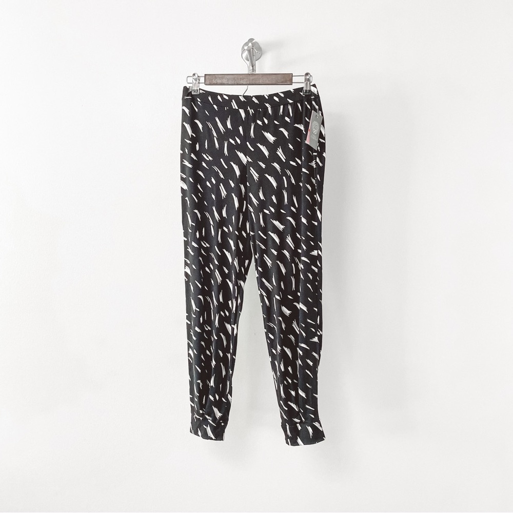 Vince Camuto Layla Single Jogger Modern Confetti Spring Summer Casual Chic Pants